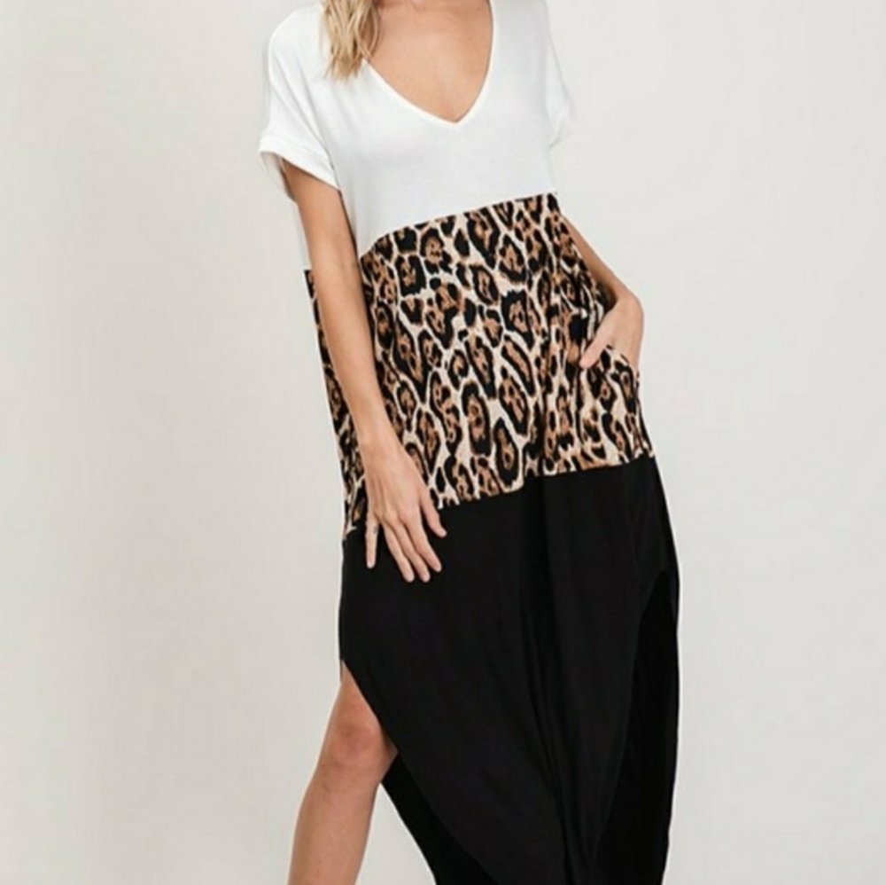 PRICE DROP Leopard Print Maxi Dress